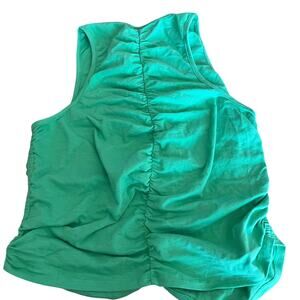 Universal Thread Women's Green Ruched Tank Top - Size Large - NWT
